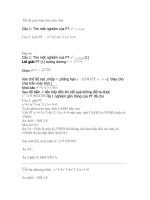 De thi giai toan tren MTCT lop 11