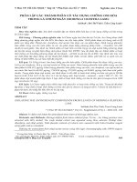 ĐỀ TÀI: Phân lập các thành phần có khả năng chống oxy hóa trong lá chum ngay