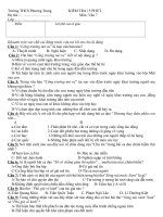 kiểm ta 15 phút văn 7