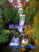 hình học 7 tiết 18 tổng ba góc của một tam giác