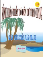 Mở rộng vốn từ:Bảo vệ môi trường