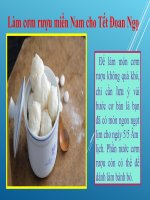 Lam com ruou mien Nam