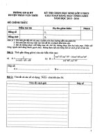 Đề thi HSG Casio huyện 2013-2014