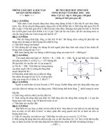 Đề thi HSG Vật lý 9 2010-2011 - Giồng Riềng, Kiên Giang