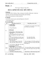 giáo án đạo đức từ tuần 1 đến tuần 11