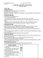 Chu đê Mâm non 5t- 4 tuần