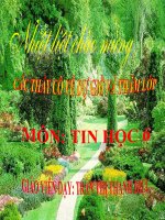 Bài 9: tiết 19 Vì sao cần có hệ điều hành?