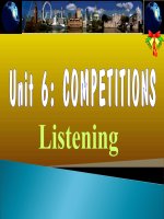 ENGLISH 11 UNIT 6 LISTENING