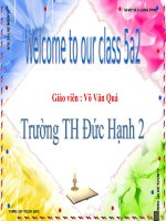 Tiếng Anh 5. Unit 6: Lesson 1.