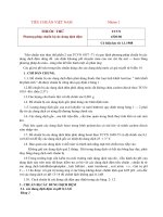 Các phương pháp chuẩn bị dung dịch đệm cho thuốc thử