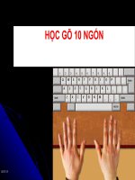 Tập gõ bàn phím