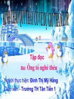 TẬP ĐỌC: Ông tổ nghề thêu lớp 3
