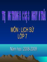 Tiết Ôn Tập Lịch Sử