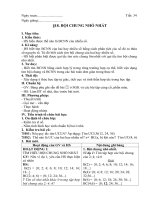 Giáo án số học 6 tuần 13