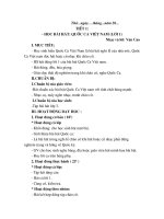 Giáo án Âm nhạc VNEN