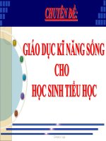 giáo dục kĩ năng sống khối 4-5