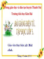 TẬP ĐỌC - TIẾNG RU