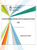 Quy trình khai phá dữ liệu