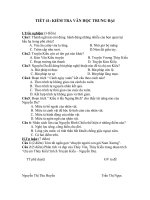 kiểm tra truyện trung đại lớp 9