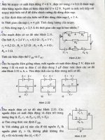 Đề và đáp án Phần Định Luật Ôm cho toàn Mạch VL11NC