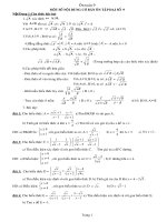 ÔN TẬP ĐAI SỐ 9 HỌC KỲ II