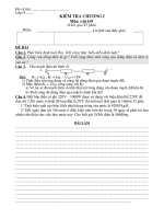 kiểm tra vật lý 9 chươngI