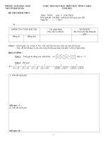 đề thi hs giỏi máy tính cầm tay