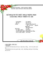 giao an tiet tot - Me to om roi