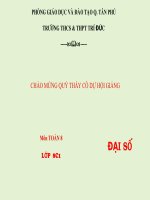 cộng phân thức đại số