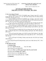 Kế hoạch tự bồi dưỡng thường xuyên mới nhất