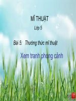 thuong thucmi thuat xem tranh phong canh