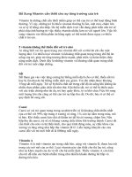 Dinh dưỡng cho bé