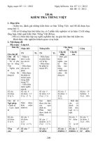 kiểm tra 1 tiết Tiếng Việt 6