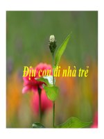 ĐỊU CON ĐI NHÀ TRẺ