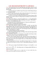 Cac bai toan ve ADN va NST hay