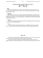 KẾ HOẠCH PHỤ ĐẠO HỌC SINH YẾU