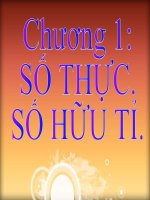 ÔN TẬP CHƯƠNG 1 ĐẠI SỐ