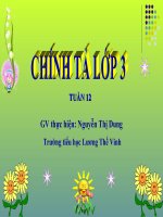 chinh ta lop 3 tuan 12