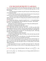 CÁC BÀI TOÁN DI TRUYỀN VA ADN HAY