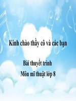 bài thuyết trình mĩ thuật bài 5