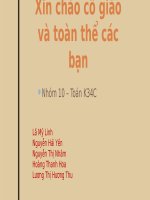 Những hoạt động dạy học Định lí Ta-lét