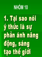 bái 2. ý thức