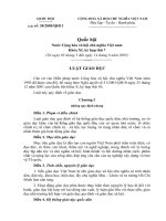 LUẬT GIÁO DỤC