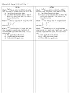 kiểm tra 1 tiết chương III đại só 11