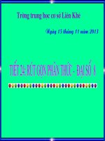 Tiet 24 Rut gon phan thuc