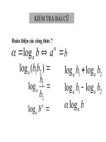 bai 3 lôgarit
