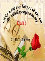 Bài 10. Cấu tạo bên trong của Trái Đất