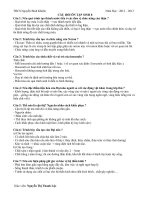 đề cương sinh 8-hkii