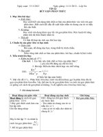 tiết 24.  Rút gọn phân thức