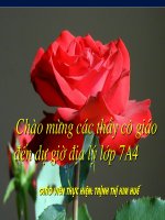 Tiet 24 - bai 22: Hoạt động kinh tế của con người ở đới lạnh.